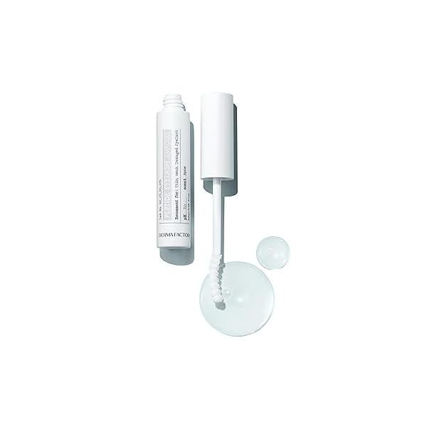 Derma Factory Peptide Eyelash Ampoule - Lash Growth Serum with Capixyl™ 3%, Caffeine 1%, and Brewer's Yeast Extract 86% Oil-Free, Fragrance-Free, Vegan Formula 8.5ml