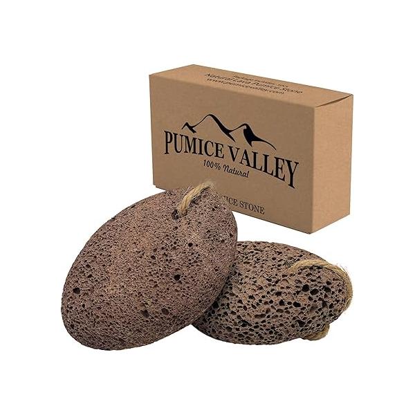 Pumice Stone - Natural Earth Lava Black Callus/Corn Remover for Feet Heels and Palm Pedicure Exfoliation Tool Dry Dead Skin Scrubber Health Foot Care