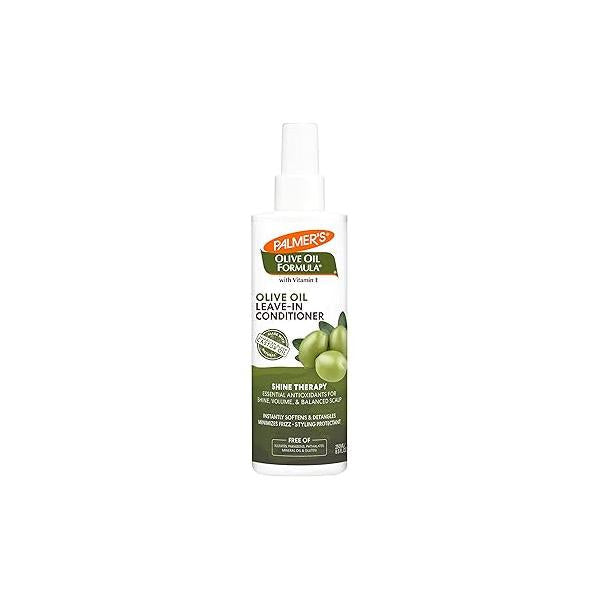 Palmer's Olive Oil Formula Leave In Conditioner Spray, Shine Therapy, Instantly Detangle, Soften and Smooth Textured Curly Hair, 8.5 Ounces