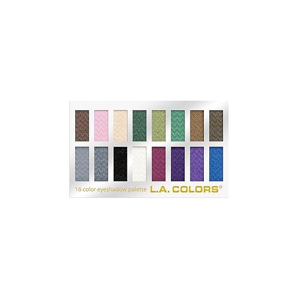 L.A. COLORS 16 Color Eyeshadow Palette, Haute C74202TAG