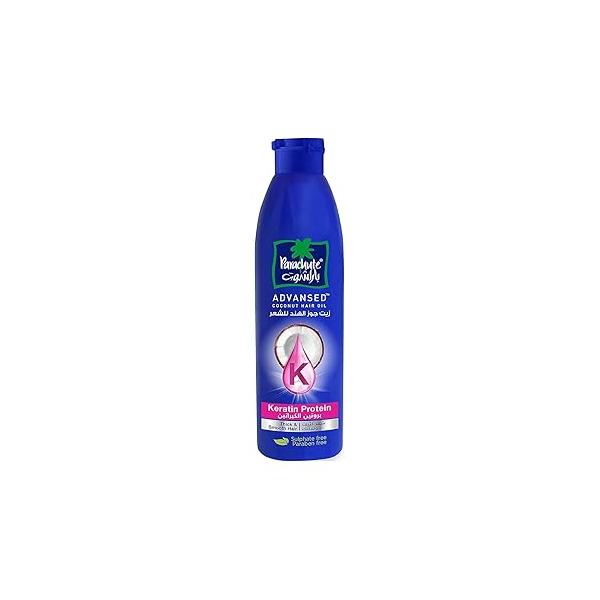 Parachute Advansed Keratin & Coconut Oil |For Smooth Shiny Hair| Reduces Breakage Split Ends| All Hair Types| No Parabens, Silicones Sulphate| 10.1 Fl.oz.