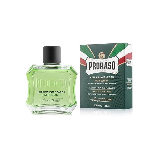Proraso After Shave Lotion for Men, Refreshing and Toning with Menthol Eucalyptus Oil, 3.4 Fl Oz (Pack of 1)