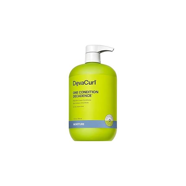 DevaCurl One Condition Decadence Ultra-Rich Cream Conditioner | Fights Tangles Controls Frizz Maintains Shine