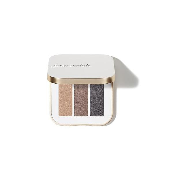 jane iredale PurePressed Eye Shadow Triple, Highly Pigmented Mineral Based Color, Long Lasting & Crease Resistant Formula, Safe for Sensitive Eyes