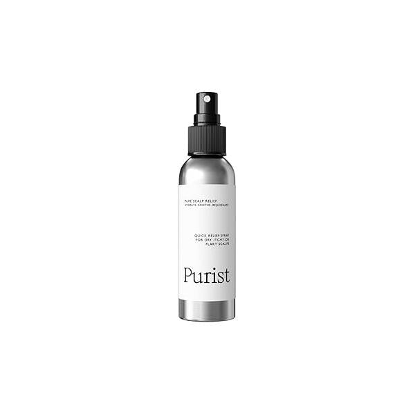 Purist Dandruff Spray - Leave-In Itchy, Dry Scalp Treatment Hydrating, Lightweight, Soothing Moisturizer Care for Dryness, Dandruff, Flaky Non-Greasy and Quick Relief