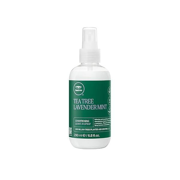 Tea Tree Lavender Mint Conditioning Leave-In Spray, Lightweight Conditioner, Softens + Smooths, For Coarse Dry Hair, 6.8 fl. oz.