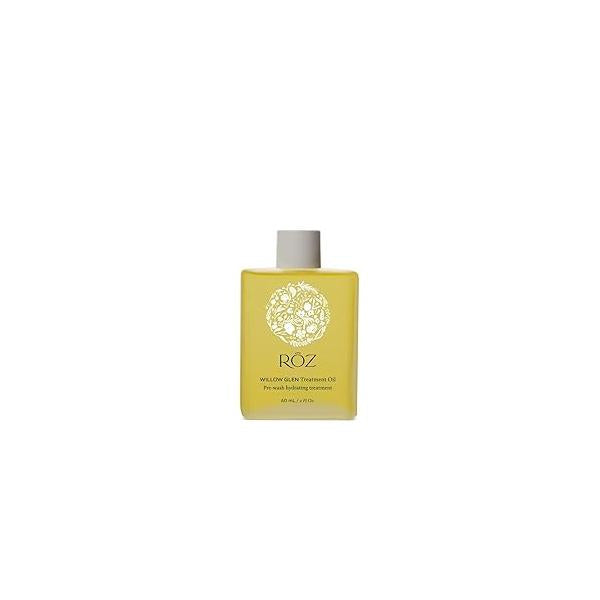 RŌZ Willow Glen Treatment Oil - Multi-Purpose, Organic Vegan Nourishing for Hair, Scalp & Body, Vegan, Cruelty Free, 2 Fl. Oz. / 60 Ml