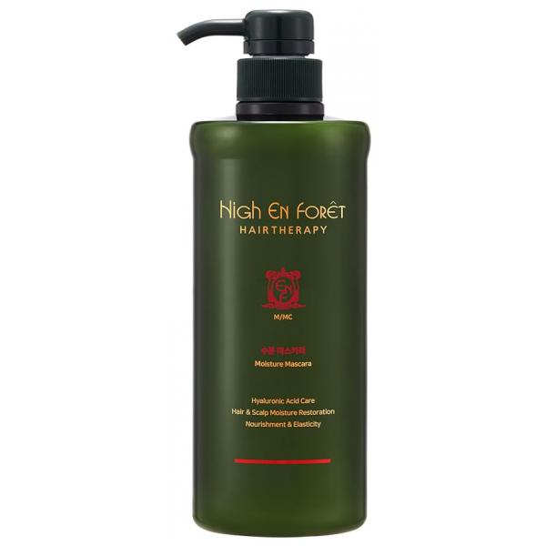 HIGH EN FORT Hair & Scalp Moisture Restoration Mascara, 20.3 Fl Oz, Hyaluronic Conditioner, For All Types, Professional Korean Salon Grade