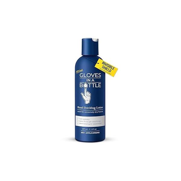 Gloves In A Bottle Shielding Lotion, Relief for Eczema and Psoriasis, 8 Fl Oz (Pack of 1)