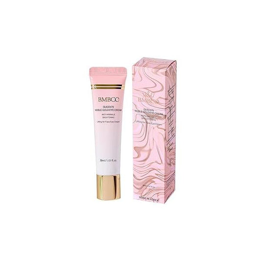 24K Gold Eye Cream - Dark Circle & Wrinkle Treatment, Hydrating Brightening Under Care, Anti-Aging Firming for Fine Lines, Korean Skincare Women Men