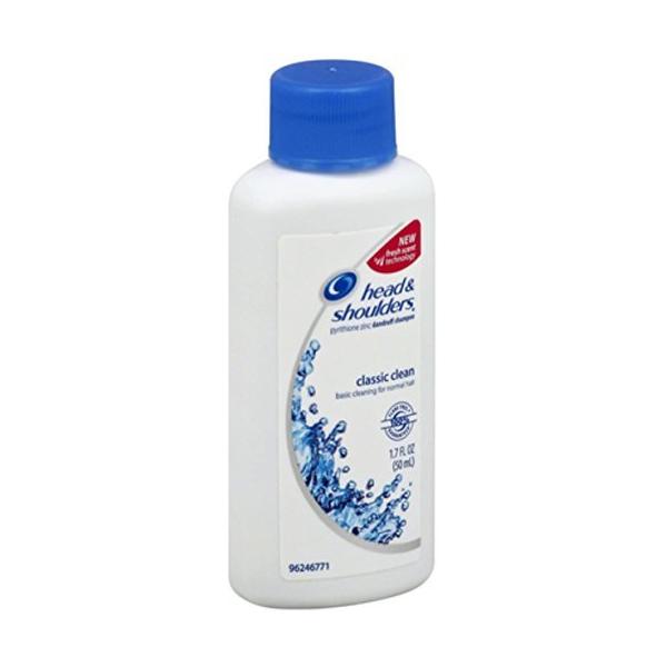 Head & Shoulders Classic Clean Dandruff Shampoo 1.70 oz (Pack of 2)