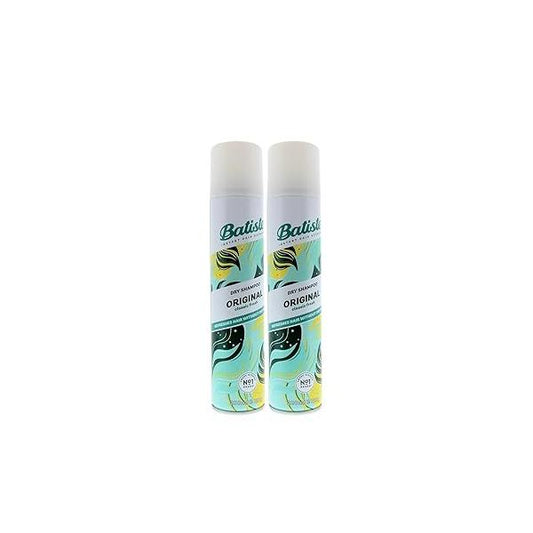 Batiste Dry Shampoo, Original Fragrance, Refresh Hair and Absorb Oil Between Washes, Waterless Shampoo for Added Texture Body, 6.35 OZ Bottle, White (Pack of 2)