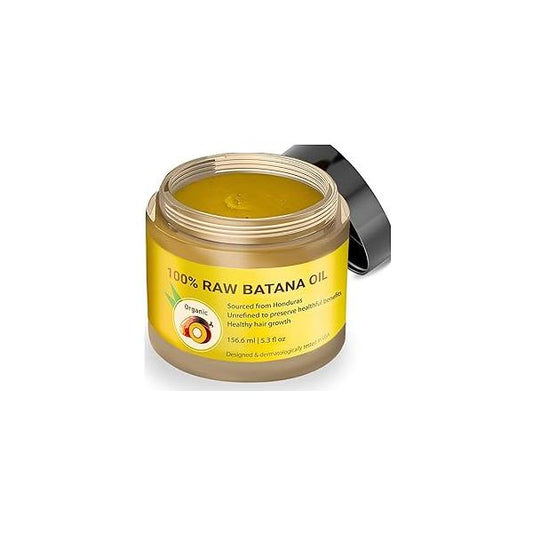 100% Raw Batana Oil by Dr. Sebi for Hair GrowthㅣNatural Growth OilㅣSplit End PreventionㅣHair Thickening & Stronger Treatment