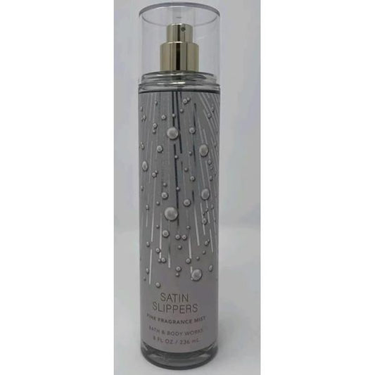 Bath & Body Works Satin Slipper Fine Fragrance Spray Mist, Warm Vanilla Sugar (Satin Slippers)