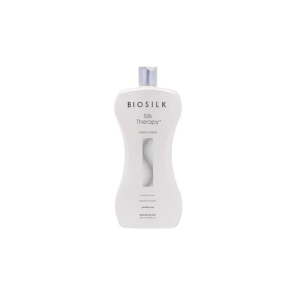 BioSilk Silk Therapy Conditioner, Moisturizes & Conditions Hair For Incredible Shine, Sulfate, Paraben, Cruelty-Free, 34 Oz
