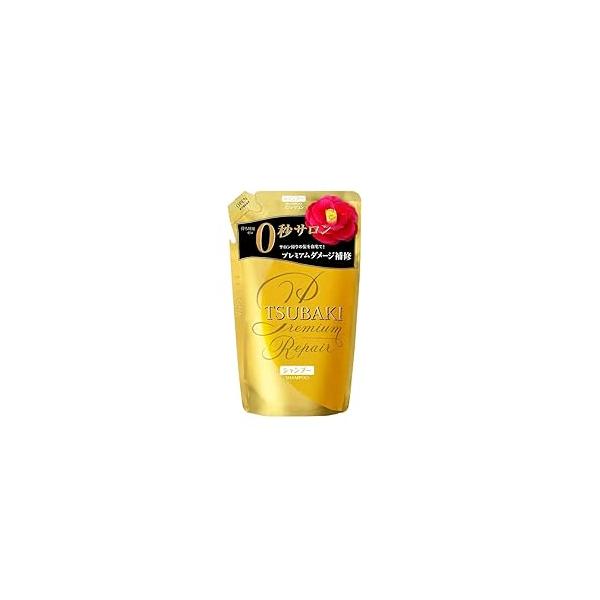 TSUBAKI Premium Repair Hair Shampoo Refill Pack 330mL Size for Normal, Dry or Fine