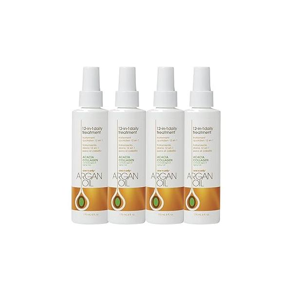 One N' Only Argan Oil 12-in-1 Daily Treatment, 6 oz (Pack of 4)