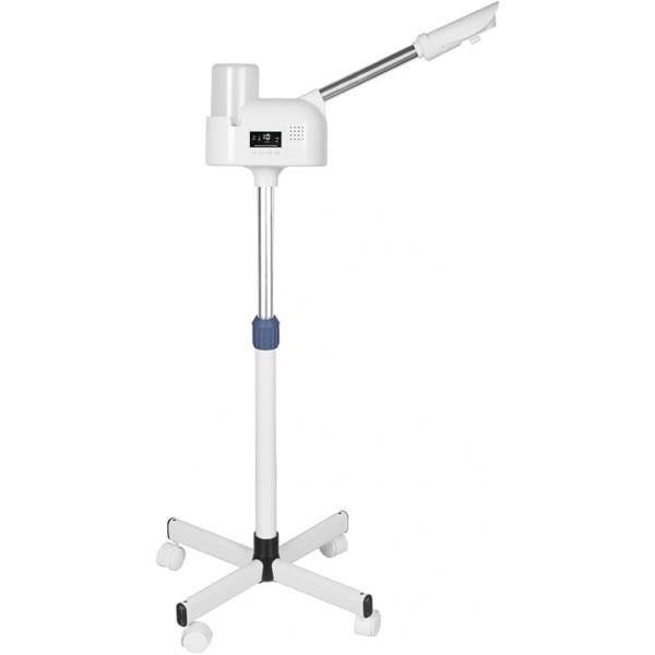 Upgrade Stand Professional Ozone Facial Steamer with Digital Display, 33.8oz Large Upper Inlet Cup, Fog in 50s, Timer Function, Hot Mist for Home, Salon SPA