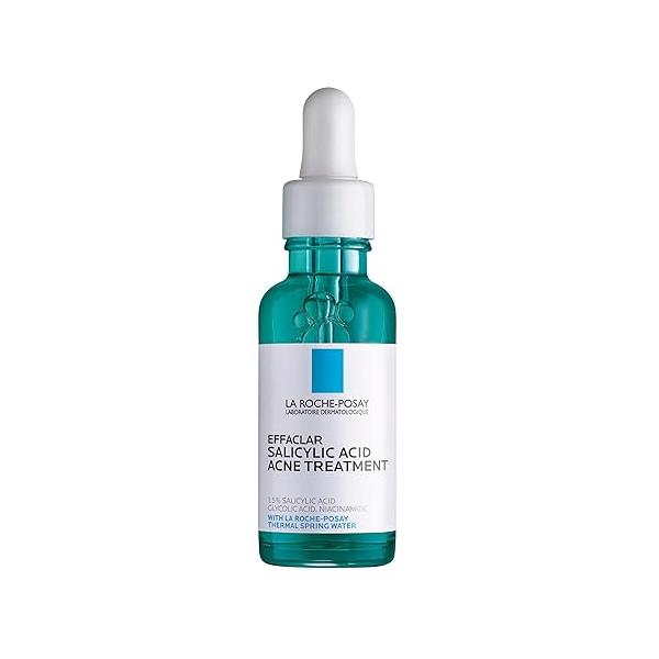La Roche-Posay Effaclar Salicylic Acid Treatment to Minimize Pores, Clear Acne Blemishes and Post Marks