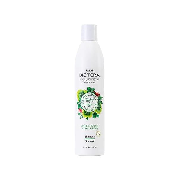 Biotera Long & Healthy Strengthening Shampoo | Strengthens Long, Growing Hair Microbiome Friendly Vegan Animal Test Free Paraben Color-Safe