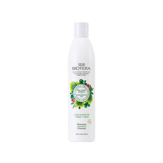 Biotera Long & Healthy Strengthening Shampoo | Strengthens Long, Growing Hair Microbiome Friendly Vegan Animal Test Free Paraben Color-Safe