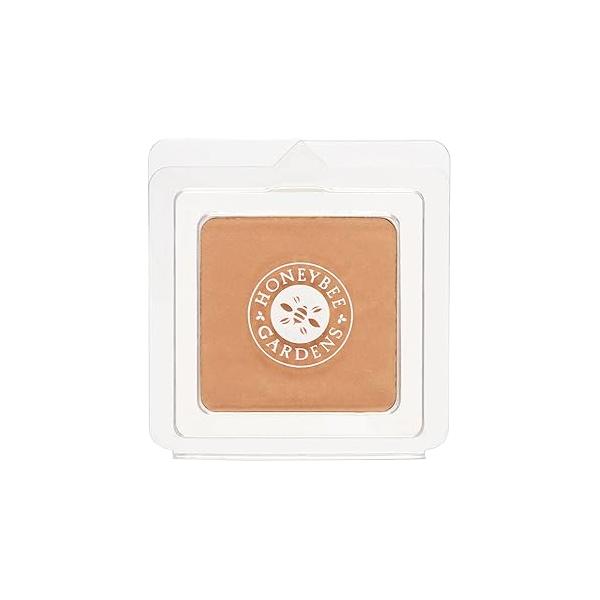 Honeybee Gardens Pressed Mineral Powder Foundation Refill, Avignon, Pale Light Neutral Shade, Adjustable Coverage, Natural Finish, With Botanical Extracts And Vitamin E, 7.5g