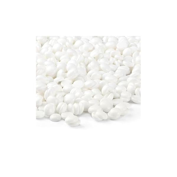 Hard Wax Beads for Nose Ear Hair Removal, and Kit Men or Women, Refill Eyebrow, Lip, Face, Bikini, Creamy Scent, Painless, Portable, 100g