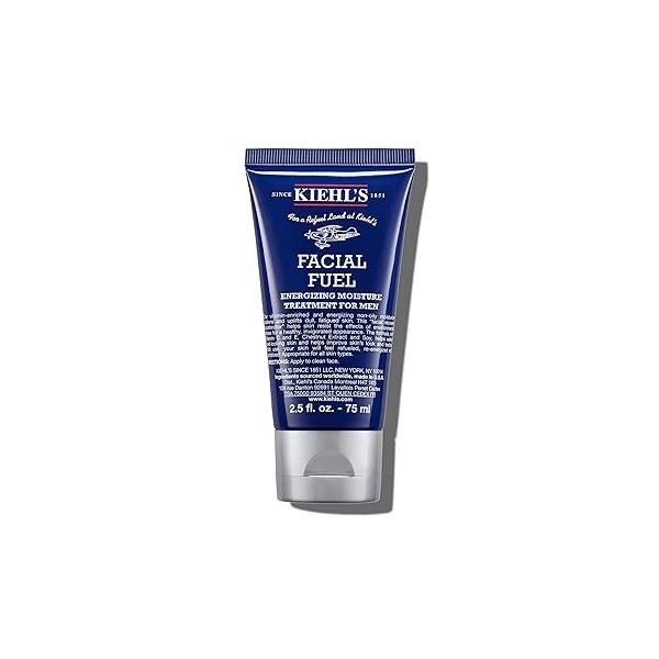 Kiehl's Facial Fuel Moisturizer, Men's Face Cream, with Vitamin C and Caffeine that Contain Antioxidants to Help Energize Reduce Dullness, Non-Greasy, Paraben-free, Sulfate-free