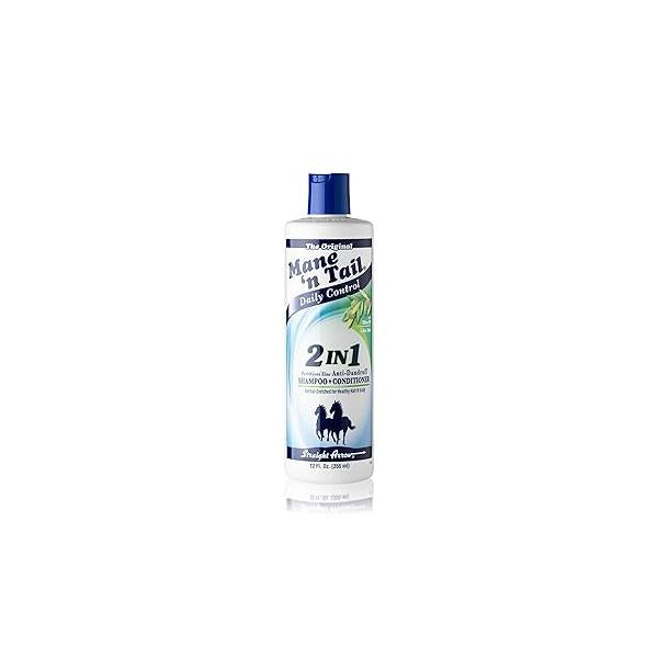 Mane N Tail Daily Control 2 in 1 Anti-Dandruff Shampoo and Conditioner, 12 Ounce