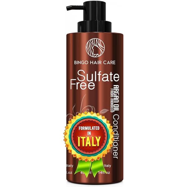 Moroccan Argan Oil Conditioner - Sulfate Free, Anti Frizz Hydrating Thickening Care for Women and Men Deep Moisturizing Treatment Color Treated, Curly, Frizzy, Damaged Dry Hair
