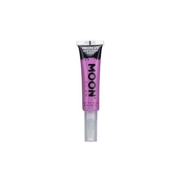 Intense Neon UV Face Paint 15ml Purple