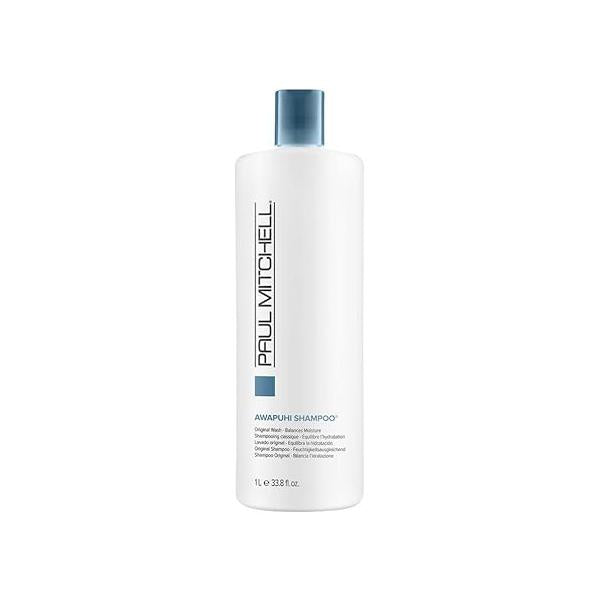 Paul Mitchell Awapuhi Shampoo, Balances Moisture + Adds Shine, For All Hair Types, Especially Fine Static-Prone