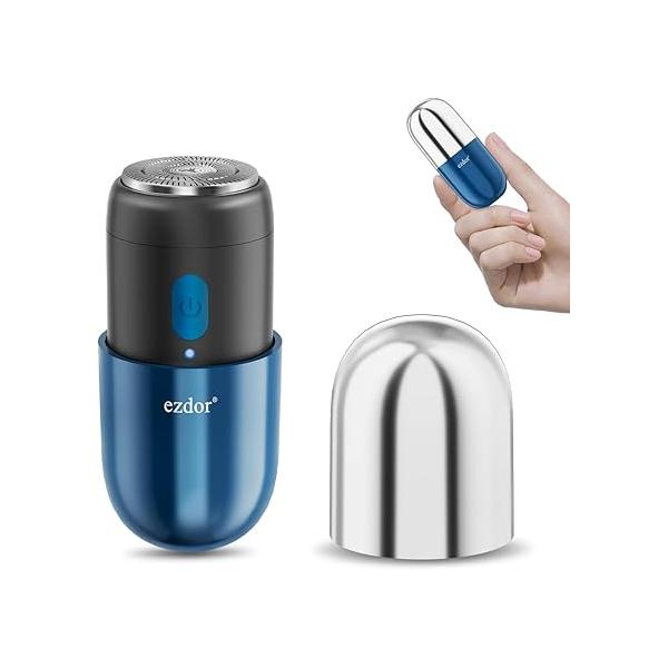 Mini Electric Shaver, Portable Razor for Men Women, USB-C Rechargeable Shavers, Waterproof Razors, Powerful Men's Cordless Travel Home Business Trip