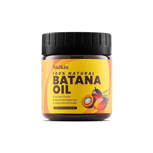 Batana Oil for Hair Growth, Unrefined Pure Growth from Honduras, 100% Authentic and Organic Approved by Dr. Sebi, Daily Use Scalp Care, All Type, 4 Fl Oz