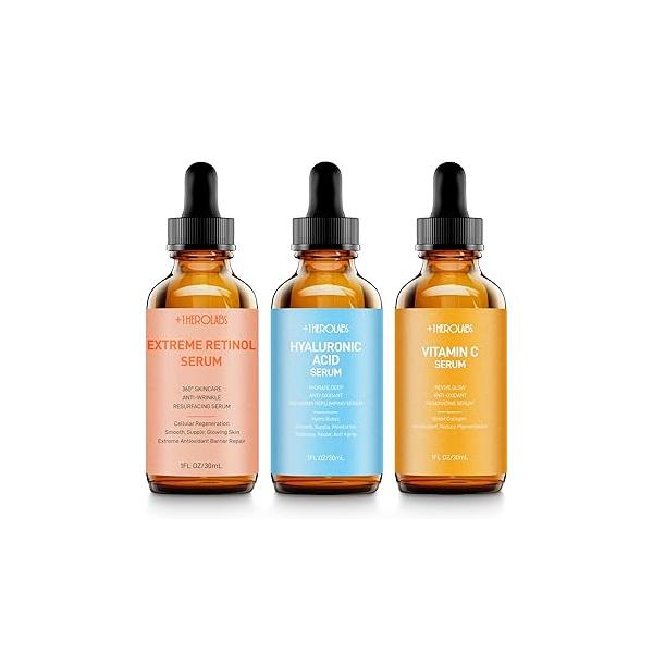 Retinol Eye Cream for Dark Circles and Puffiness, Anti Aging Under with Hyaluronic Acid, & Collagen to Fight Fine Lines, Wrinkles Spots