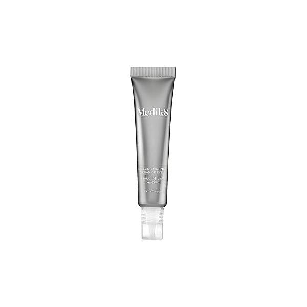 Medik8 Crystal Retinal Ceramide Eye 6 - Gentle Vitamin A Cream Reduces Appearance of Wrinkles Perfect for Sensitive Skin 0.5 oz