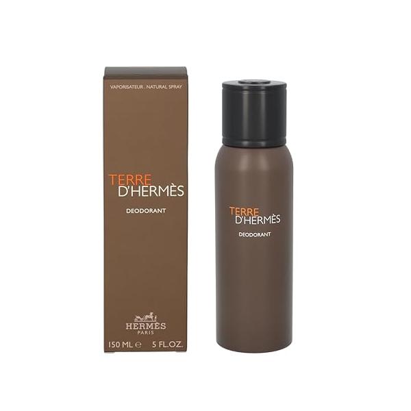 Terre D' Hermes By For Men. Deodorant Natural Spray 5.0 Oz / 150 Ml