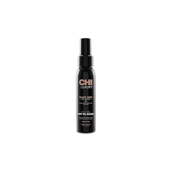 CHI Luxury Black Seed Oil Blend Dry Oil, Revitalizing & Nourishing Hair Creates Smooth Shiny Hair, Sulfate, Paraben, Cruelty-Free, 3 Oz