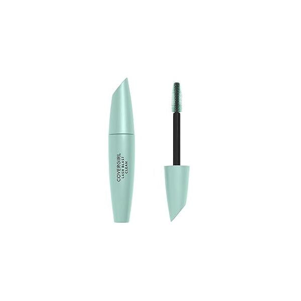 CoverGirl Lash Blast Clean Volume Mascara, Vegan Formula, Volumizing, Smudge-Proof, Cruelty Free, Very Black, 1 Count
