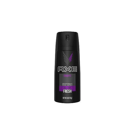 AXE Body Spray for Men, Excite, 4 oz(pack of 3)