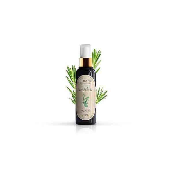 Hair Rosemary Spray - Achieve Beautifully Styled and Nourished with the Potency of Rosemary, Vitamin C, Castor Oil, Chamomile Oil for Revitalized Hair.
