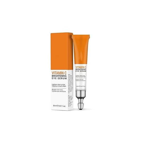 Vitamin C Eye Cream For Dark Circles, Under Bag Anti Aging Firming Creams Women, Hydrating Moisturizer Reduce Fine Lines