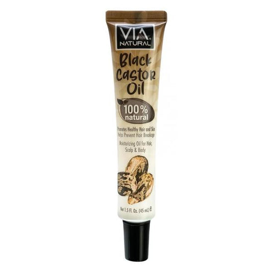 100% Natural Black Castor Oil 1.5 Fl Oz (Pack of 1)