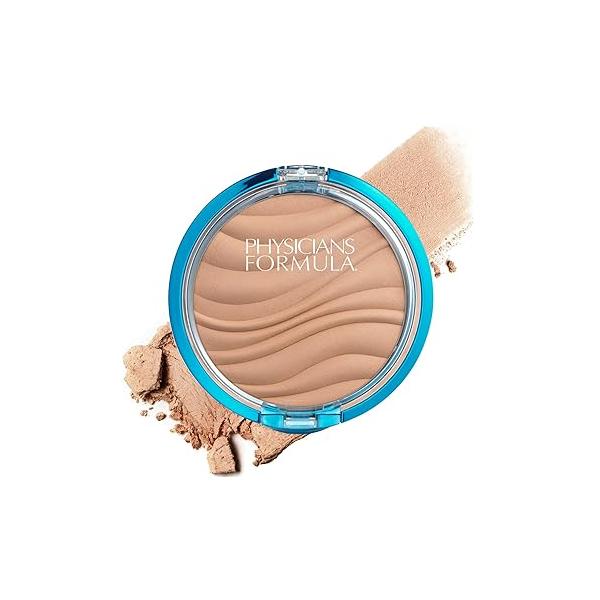 Physicians Formula Mineral Wear Talc-Free Airbrushing Pressed Powder Beige | Dermatologist Tested, Clinically Tested