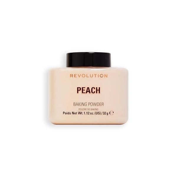 Revolution, Loose Baking Powder, Makeup Setting Long Lasting Coverage, Mattifies & Reduces Shine, Banana Deep, 1.12 oz