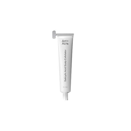 ACT+ ACRE Scalp Exfoliator, Cold Processed BHA Salicylic Acid, Plant Based, Relief for Dry Itchy Scalp, Exfoliating Mask Oily Hair, 2 Fluid Ounces