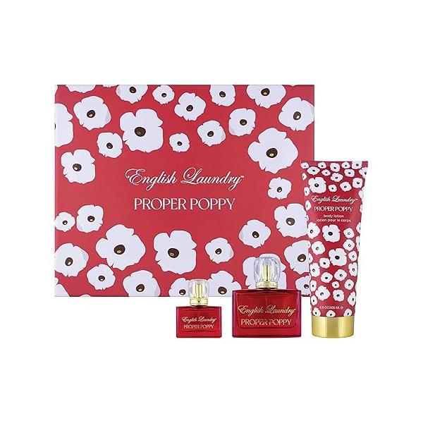 English Laundry Proper Poppy 3.4 fl. oz Eau de Parfum Gift Set for Her