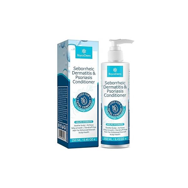 Roycederm Psoriasis Shampoo, Seborrheic Dermatitis Folliculitis Dandruff Scalp & Treatment, Dry Itchy Treatment