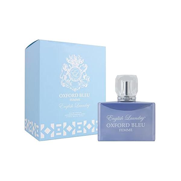 English Laundry Oxford Bleu Femme Eau de Parfum Spray, 3.4 Fl Oz