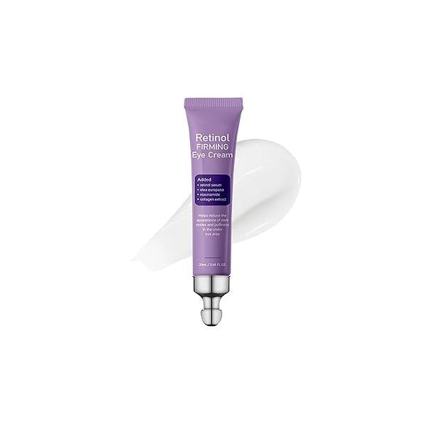 Collagen Eye Cream Anti Aging - Under for Dark Circles Retinol cream Firming Serum Puffiness and Bags Eyes Smooth Treatment Women